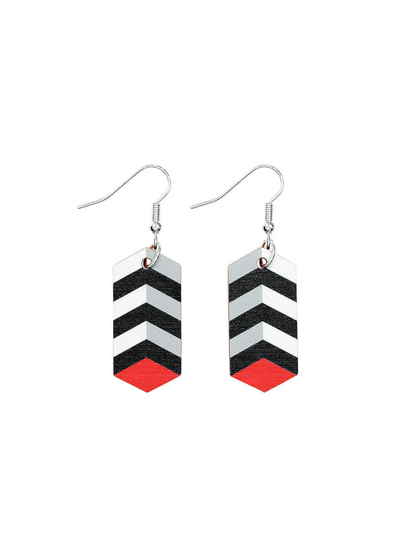 TOWER Earrings - Black and White | Tatty Devine X Morag Myerscough