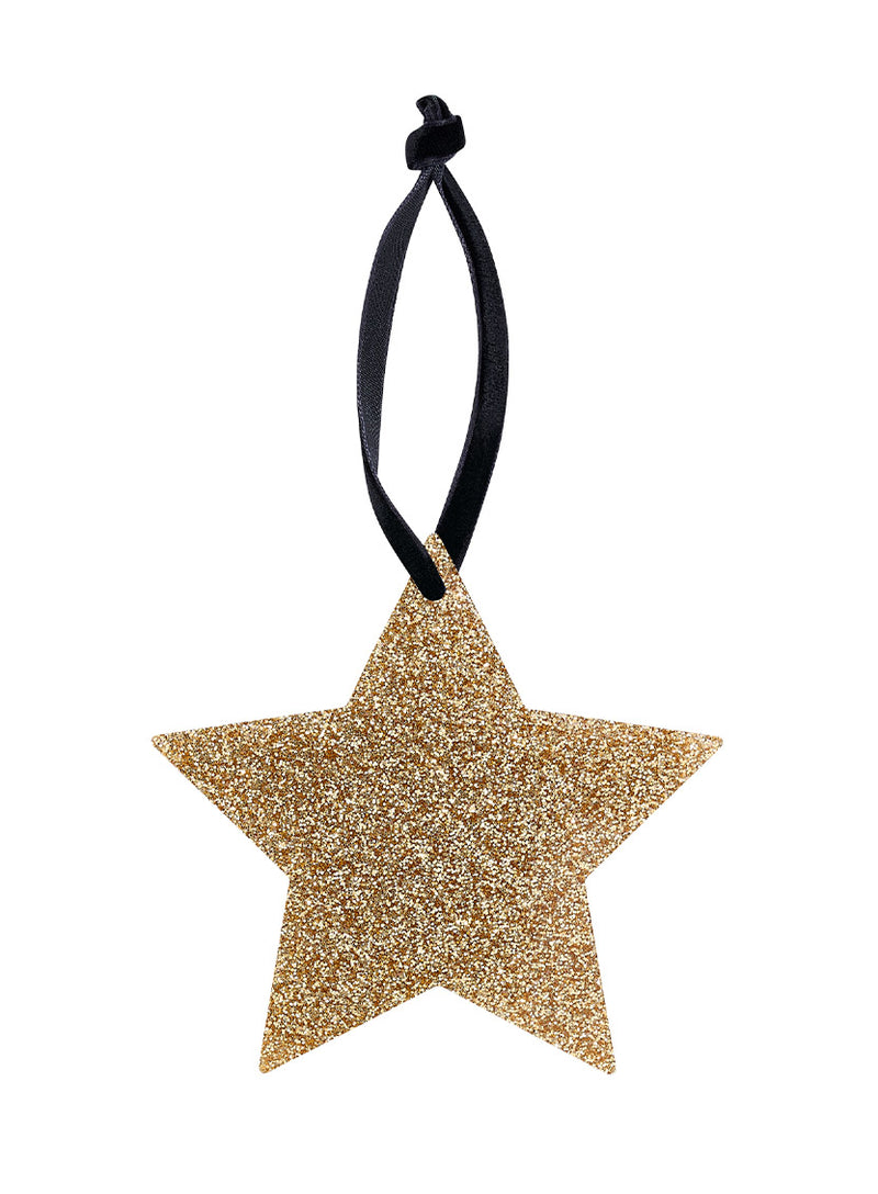 Tatty Devine Star Decoration - Gold Glitter