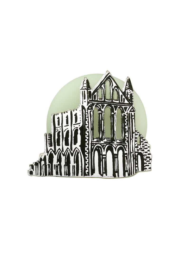 Whitby Abbey Brooch