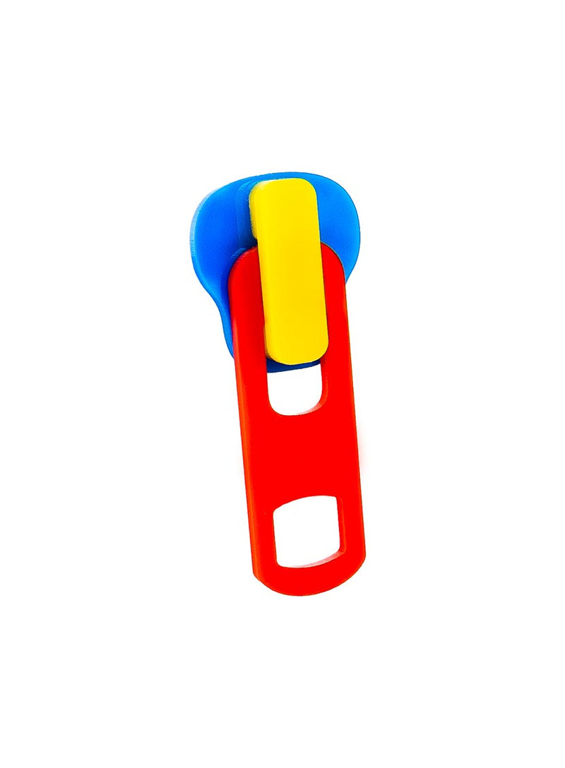 Zip Brooch - Primary