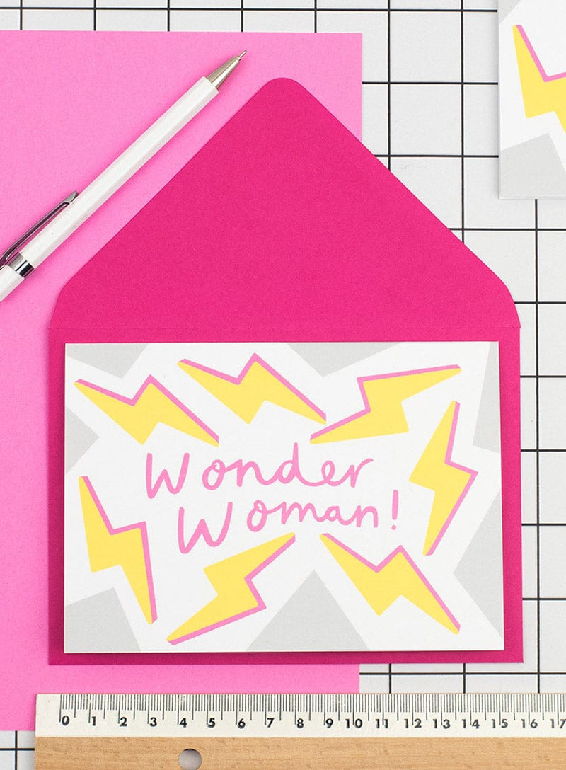 Tatty Devine X Alison Hardcastle Alison Hardcastle Wonder Woman Card