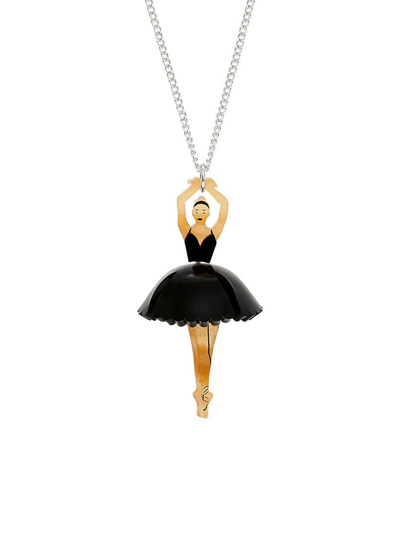 Tatty Devine Ballerina Pendant - Recycled Black