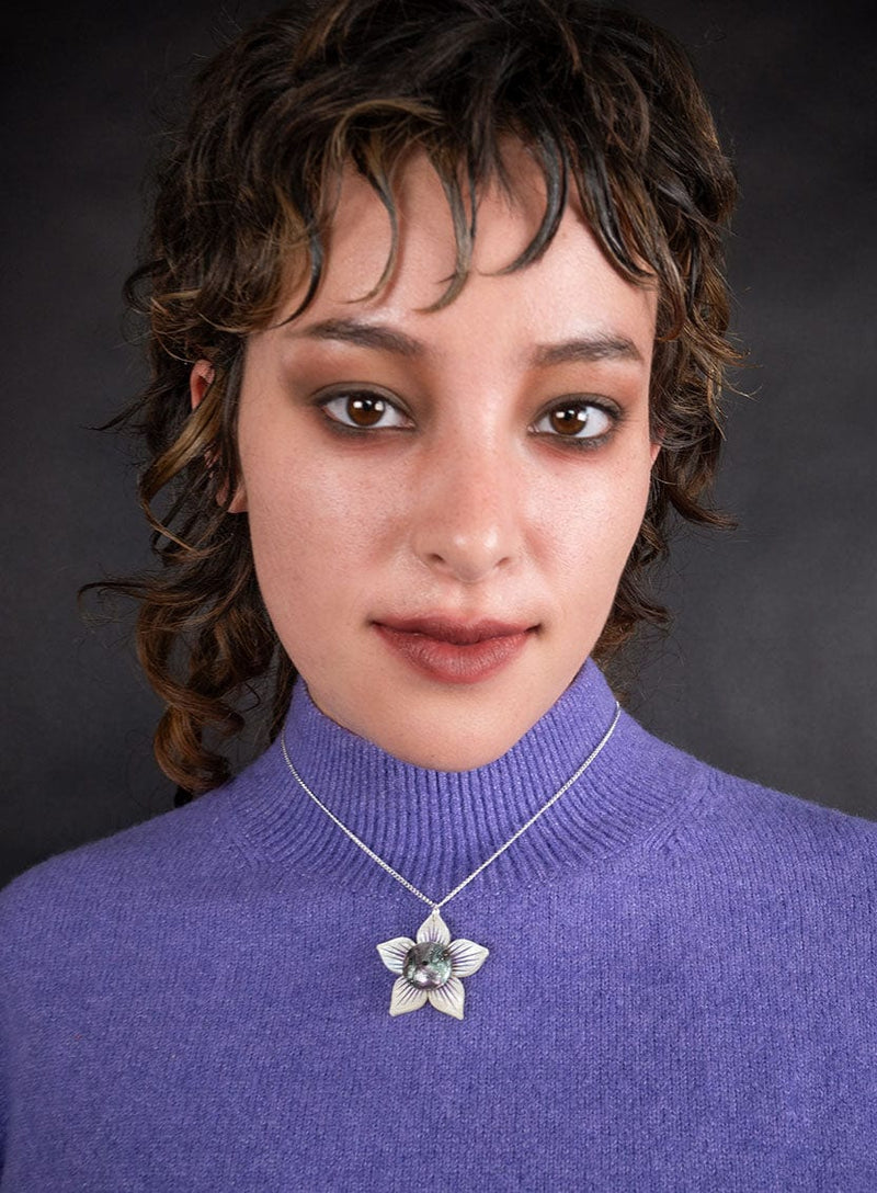 Tatty Devine Belladonna Flower Pendant