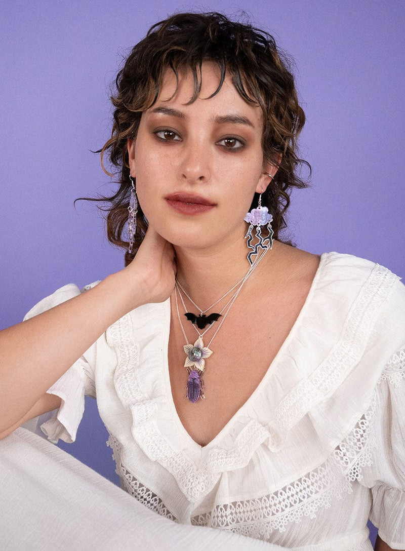 Tatty Devine Belladonna Flower Pendant