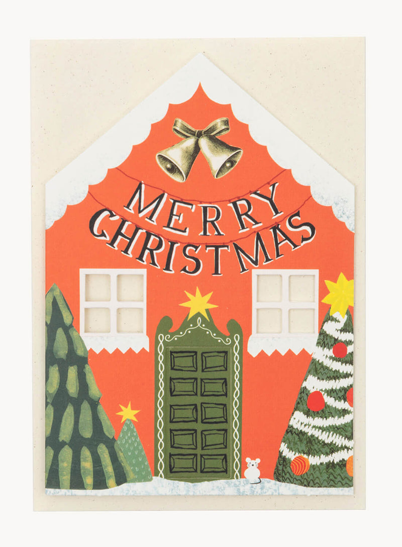 Hadley Christmas House Card