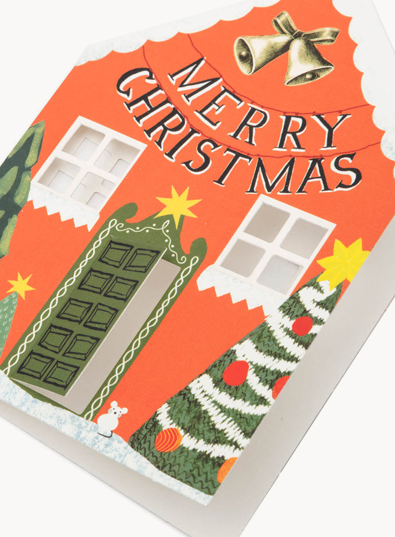 Hadley Christmas House Card