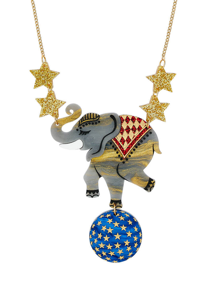 Circus Elephant Necklace by Tatty Devine
