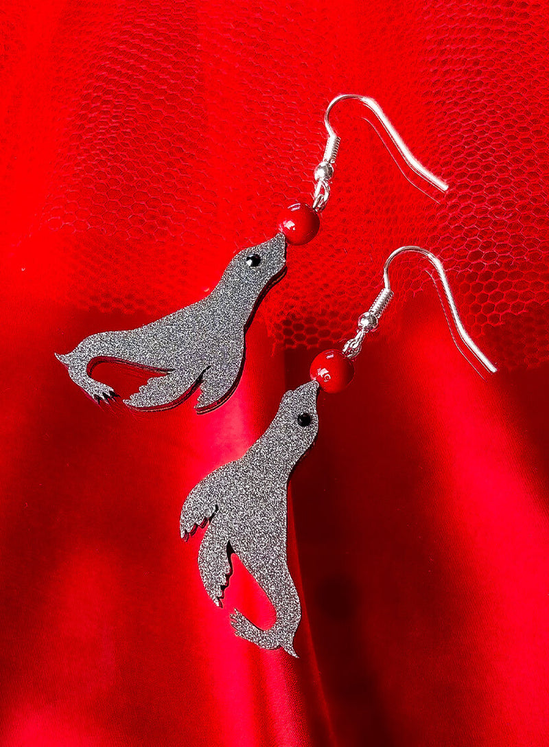 Circus Seal Earrings by Tatty Devine