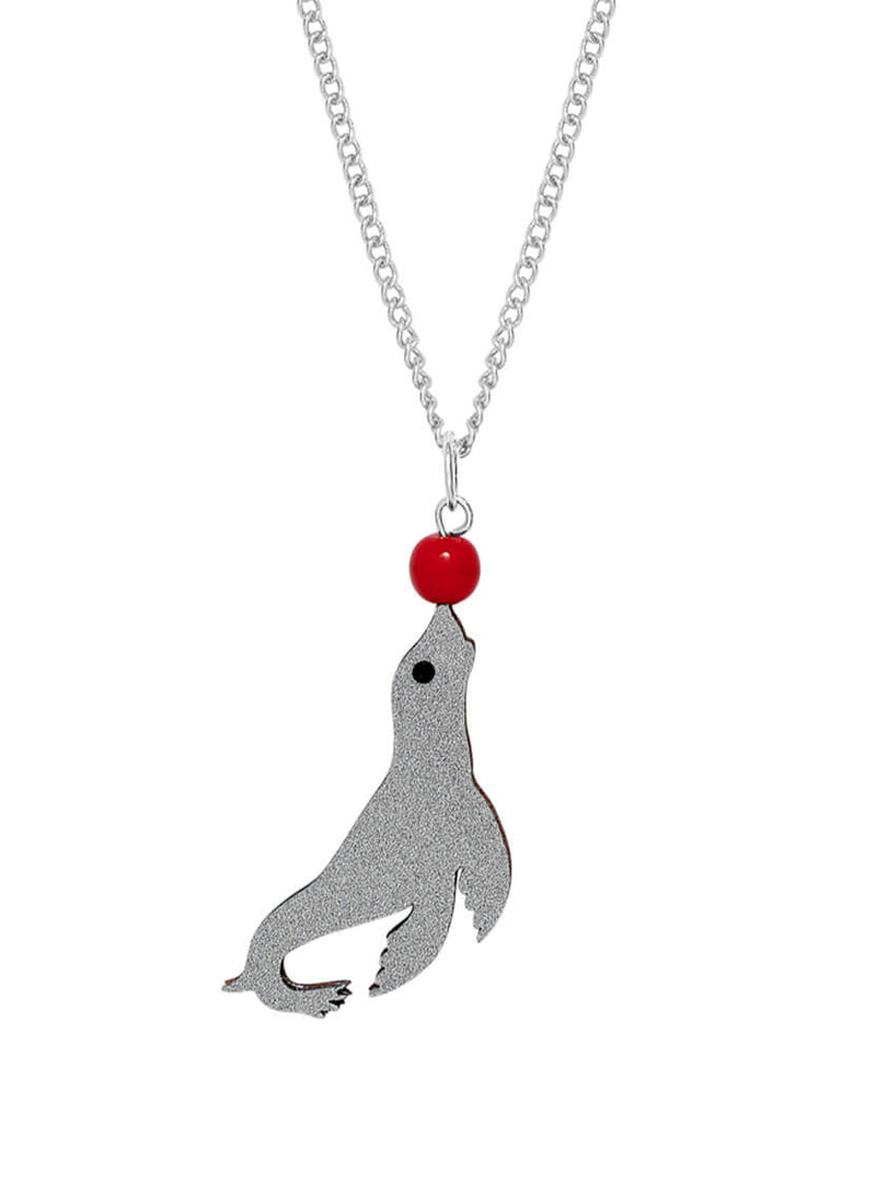 Circus Seal Pendant Necklace