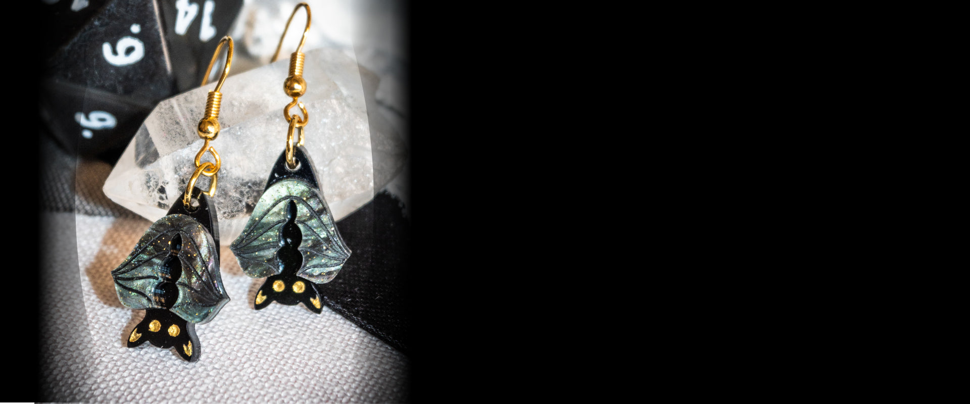 Vampire Bat Earrings from our Shadow of a Doubt Halloween collection