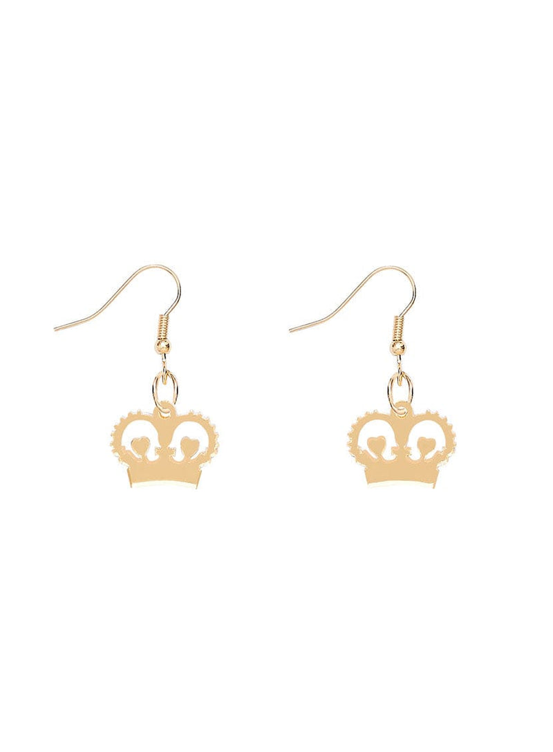 Tatty Devine Crown Charm Earrings