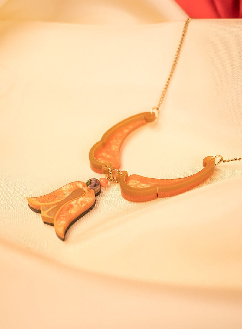 Tatty Devine x Royal Pavilion Crown Imperial Flower Necklace