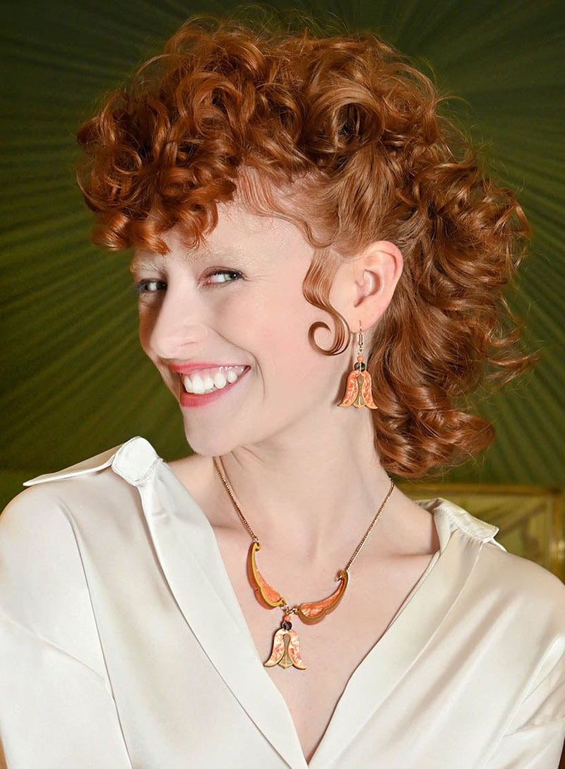 Tatty Devine x Royal Pavilion Crown Imperial Flower Necklace