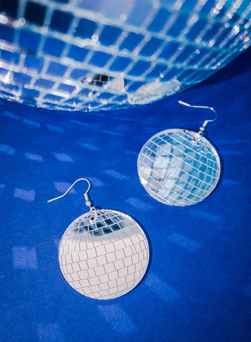 Tatty Devine Deluxe Disco Ball Earrings
