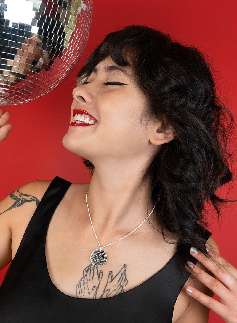 Tatty Devine Disco Ball Pendant