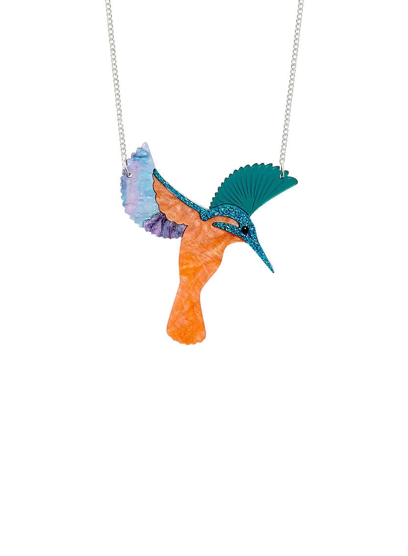Tatty Devine Diving Kingfisher Necklace