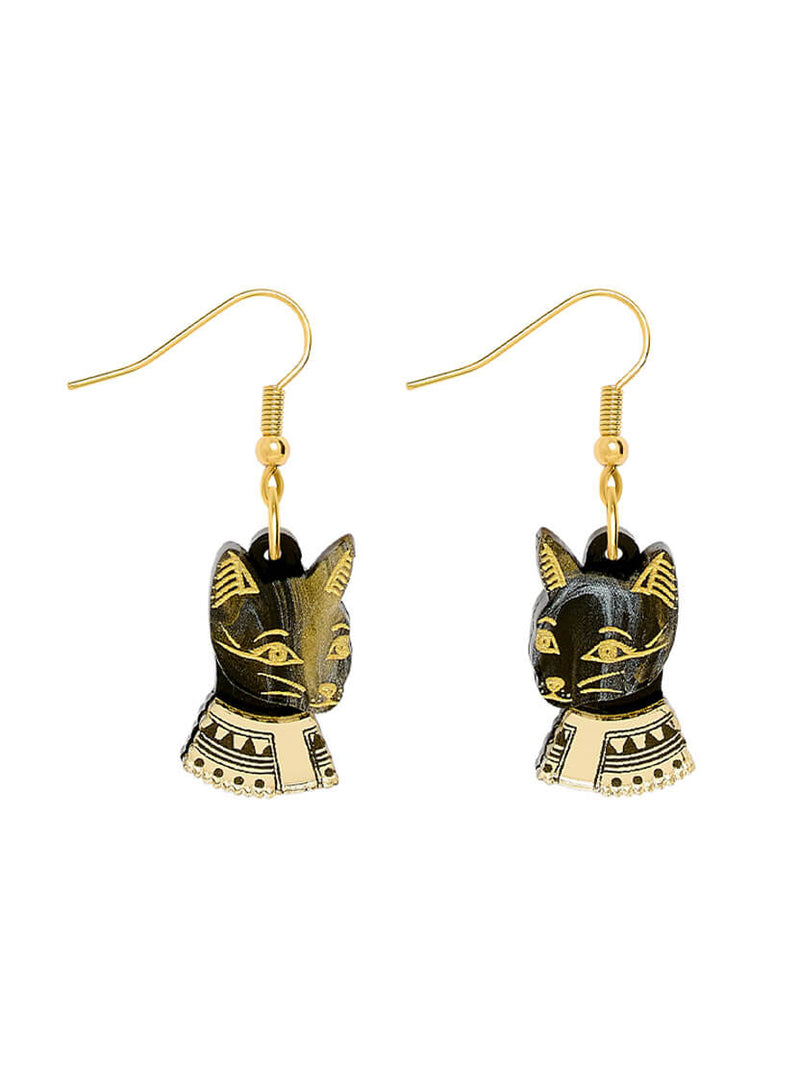 Egyptian Cat Earrings