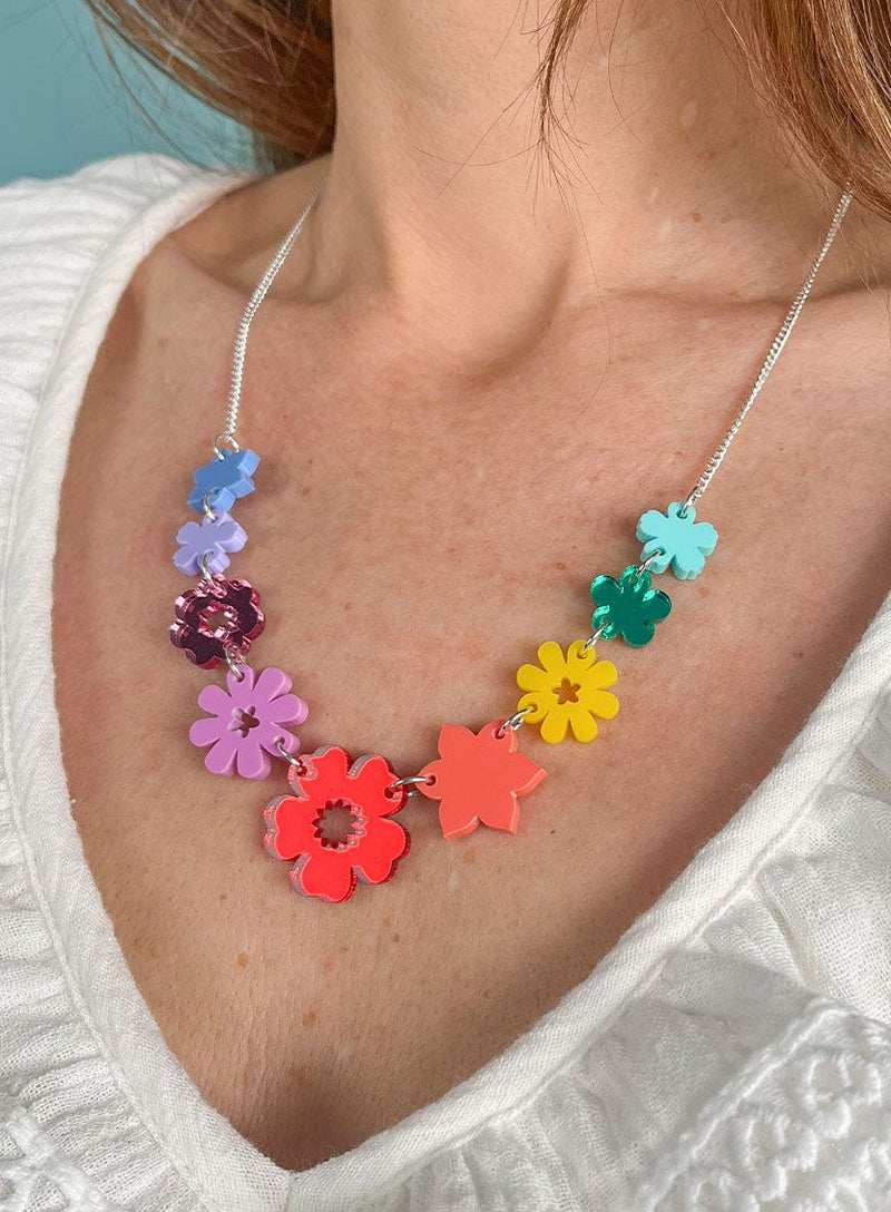 Tatty Devine Festival of Flowers Link Necklace