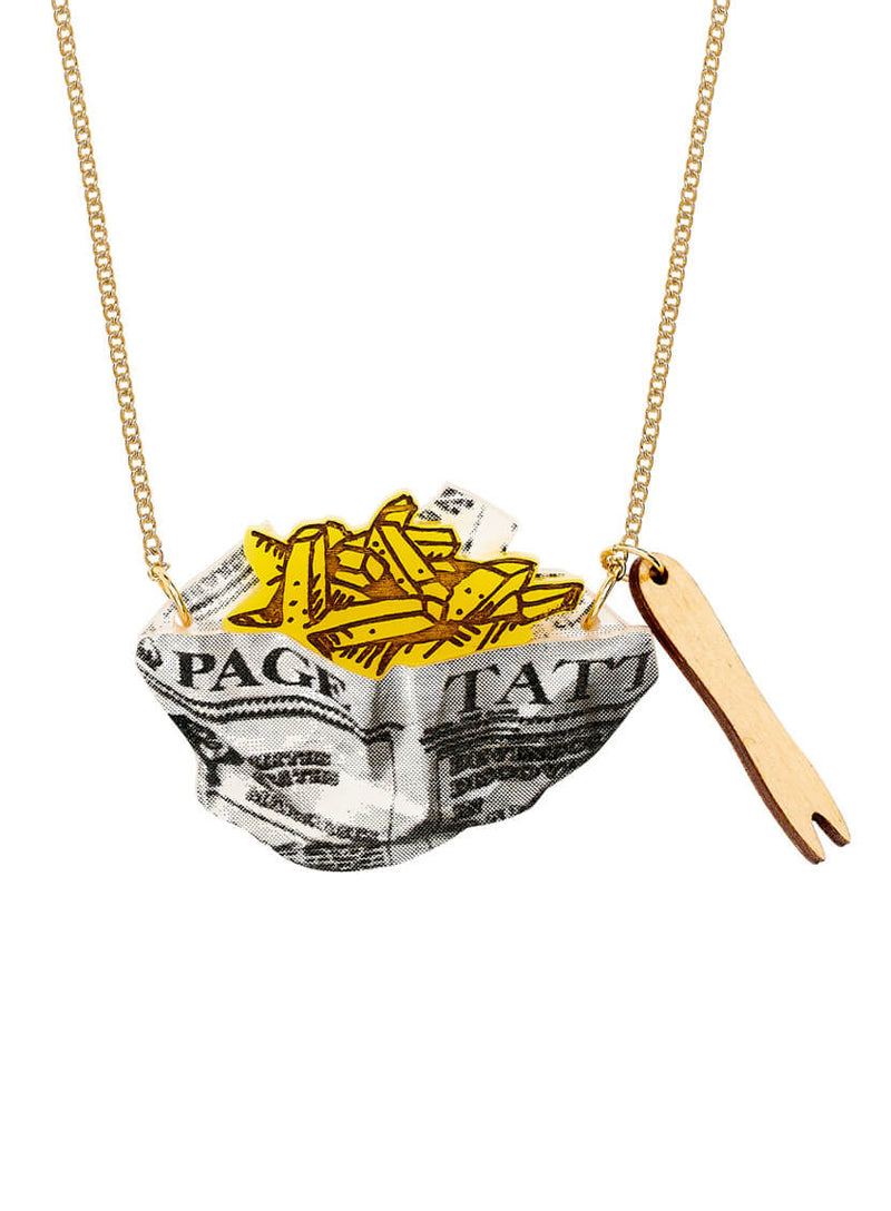 Fish and Chips Necklace