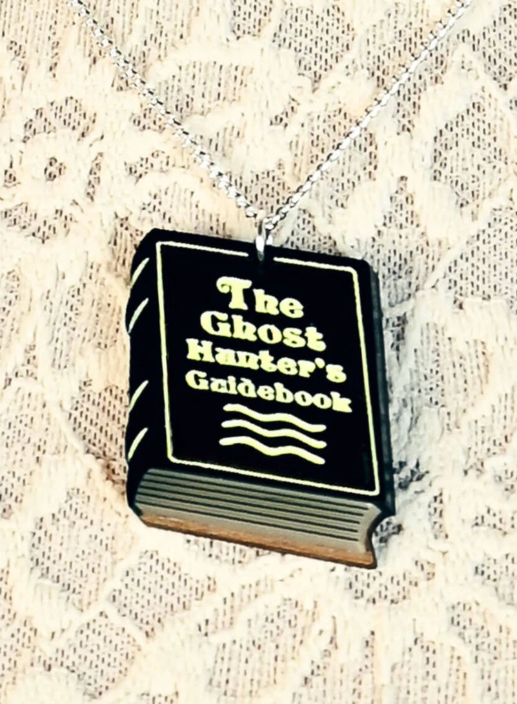 Ghost Hunter's Book Pendant