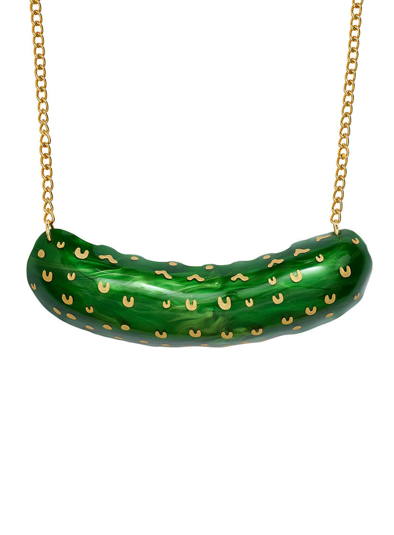 Giant Pickle Necklace