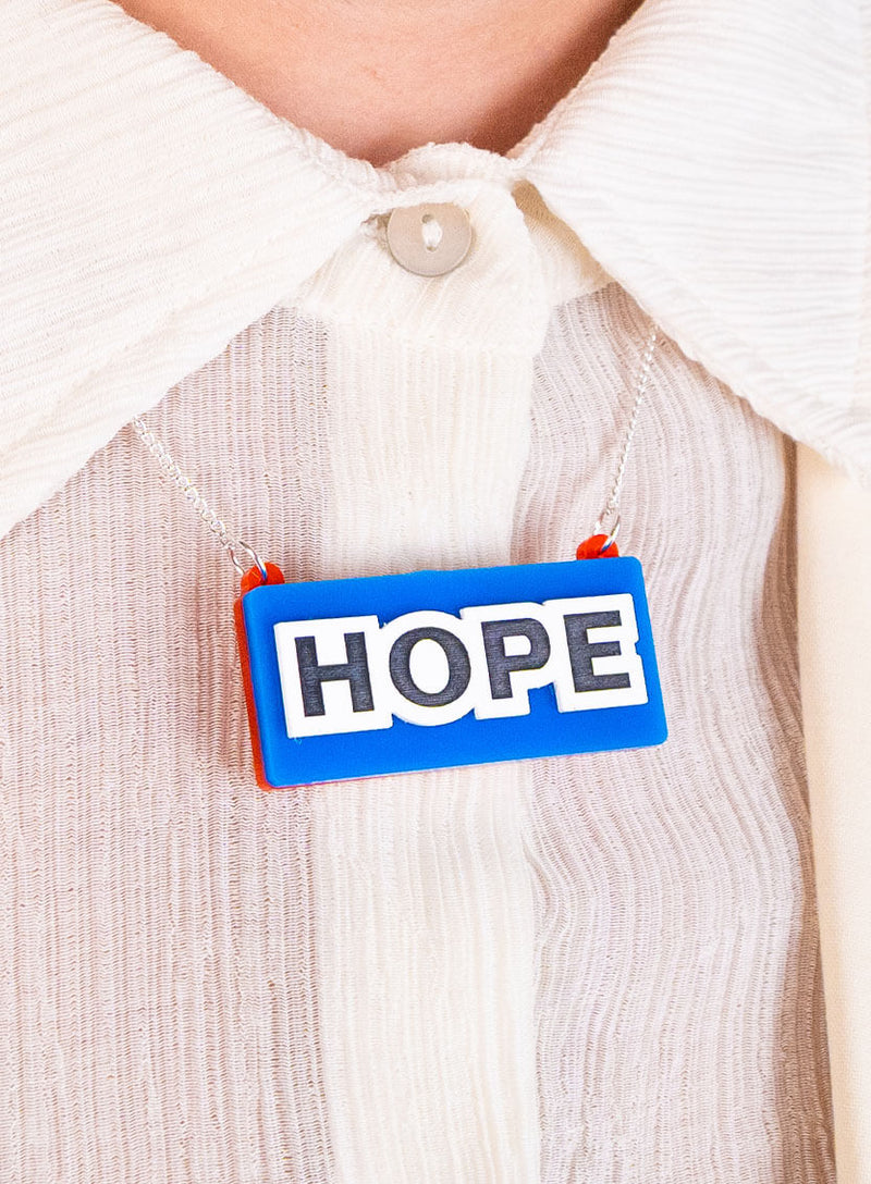 Gilbert and George Hope and Fear Necklace