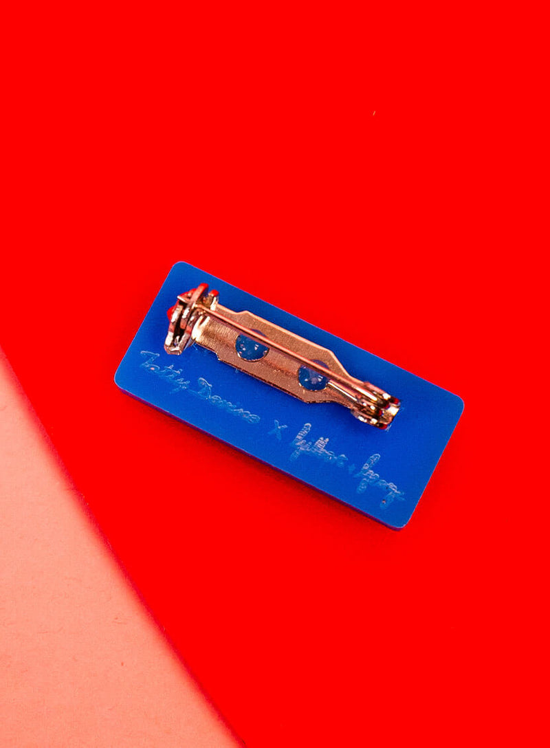 Gilbert and George Hope Brooch