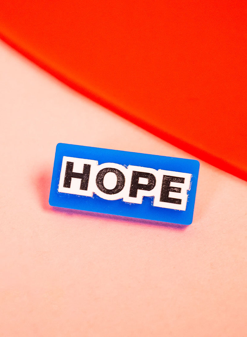 Gilbert and George Hope Brooch