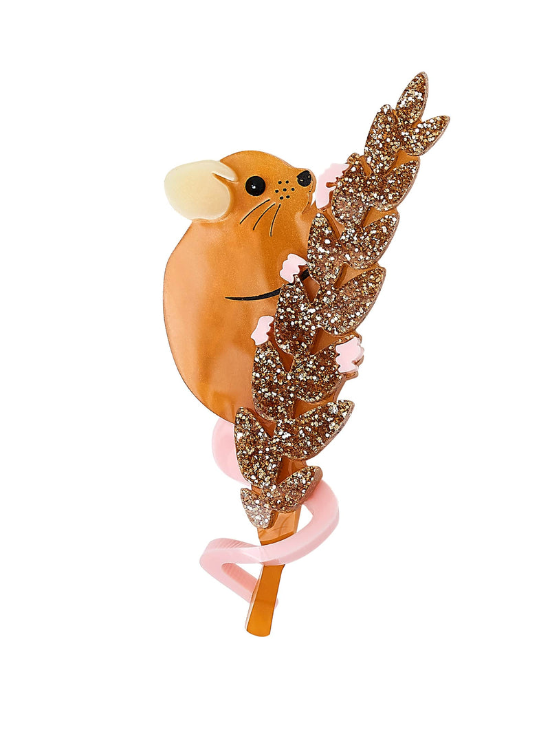 Tatty Devine Harvest Mouse Brooch