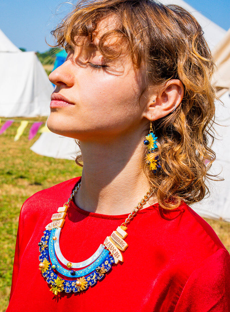 Heavenly Bodies Statement Necklace