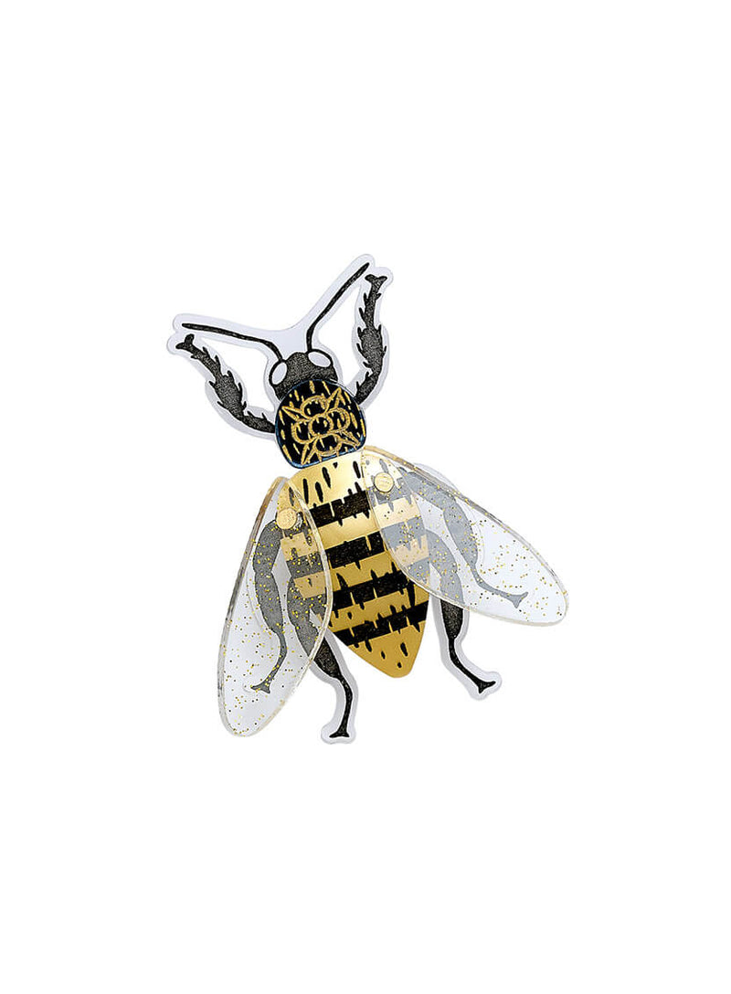 Heraldic Bee Brooch