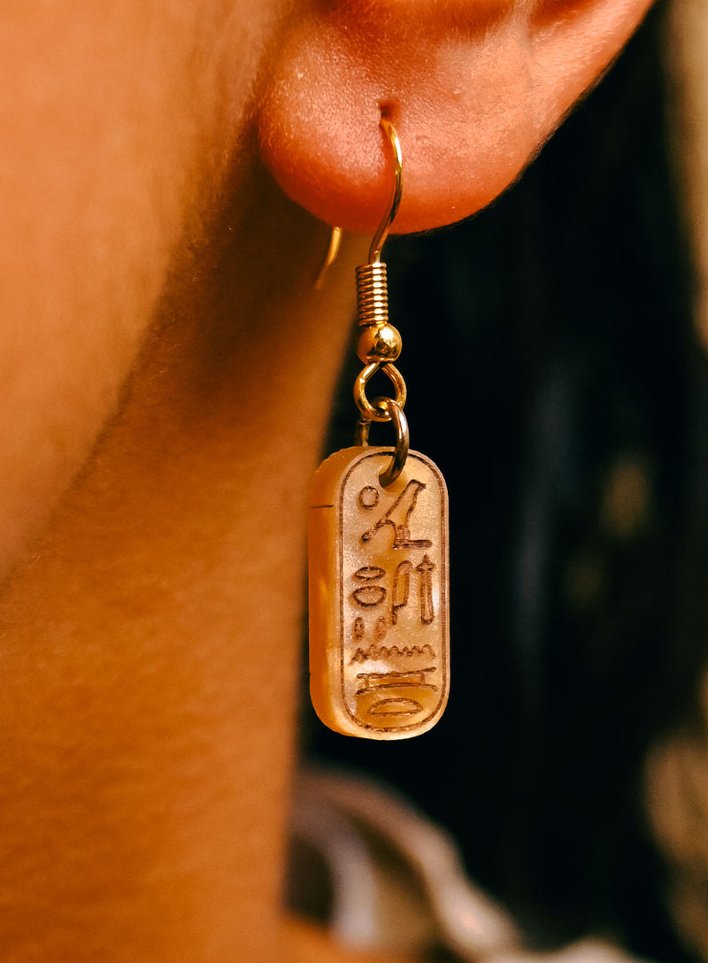 Hieroglyph Earrings