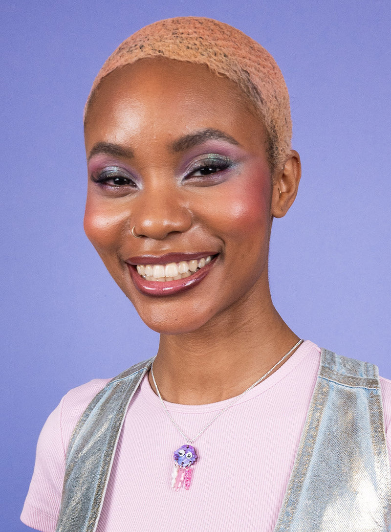 Jellyfish Pendant - Purple