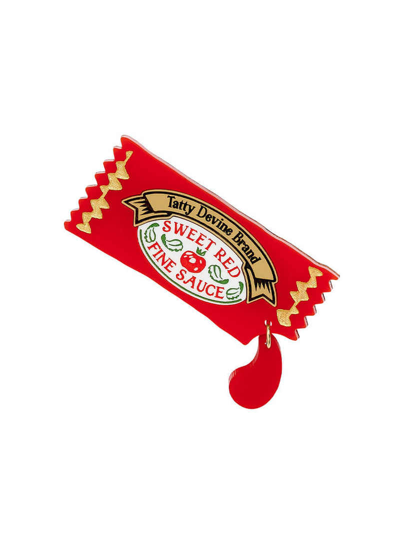 Ketchup Brooch