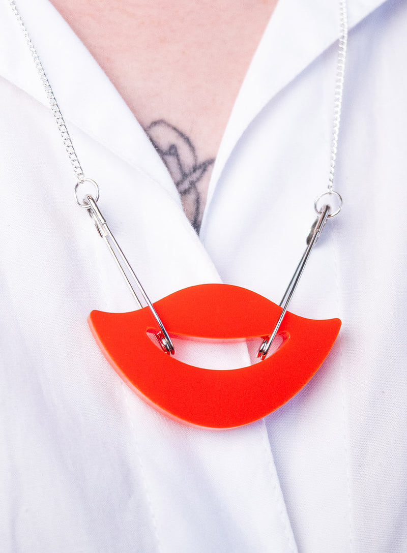 Leigh Bowery Mouth Necklace