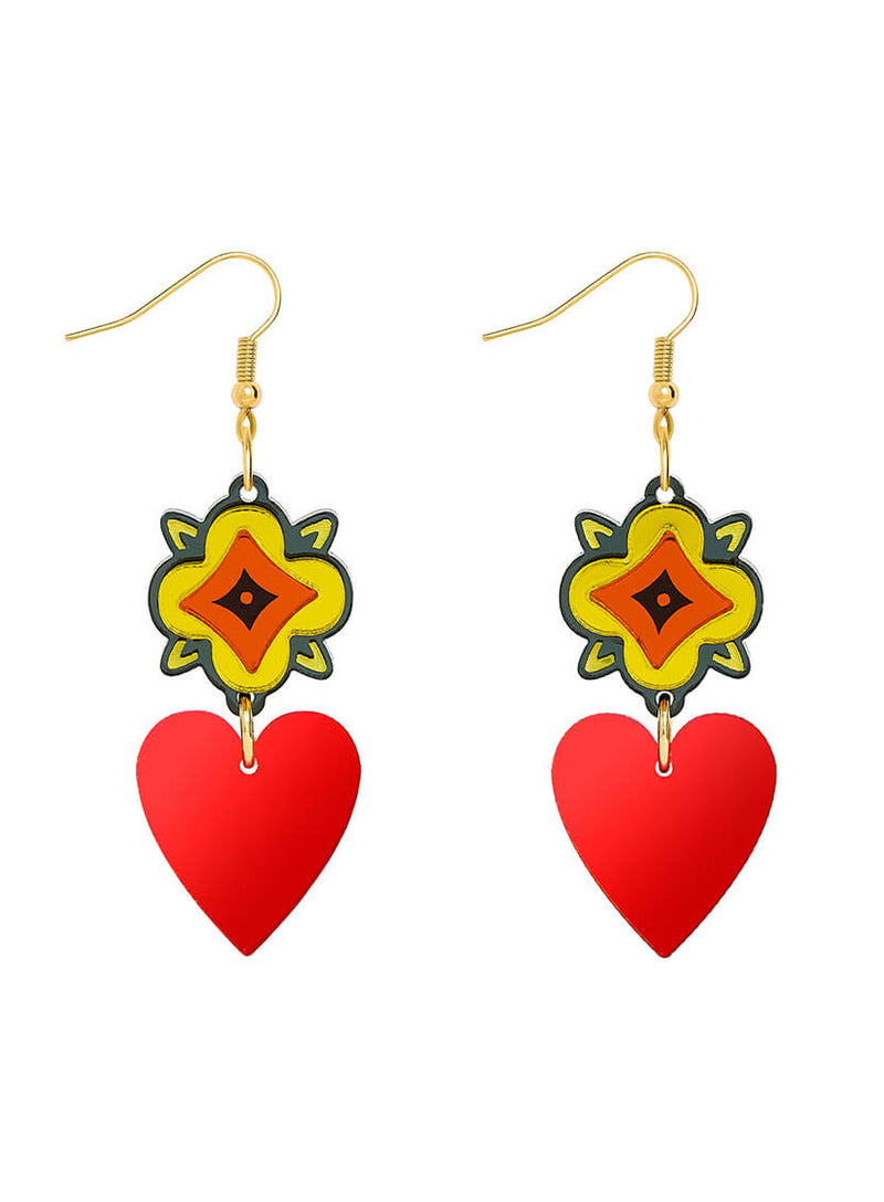 Medieval Heart Earrings