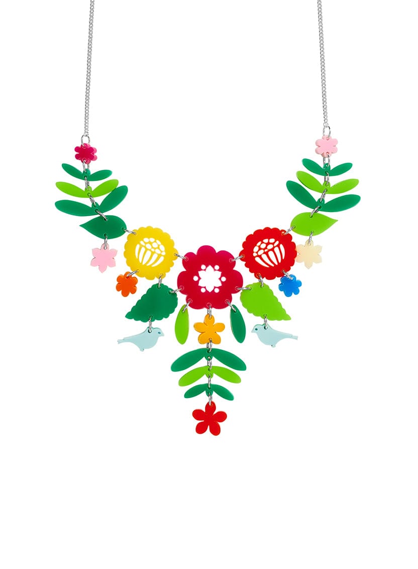 Tatty Devine Mexican Embroidery Necklace