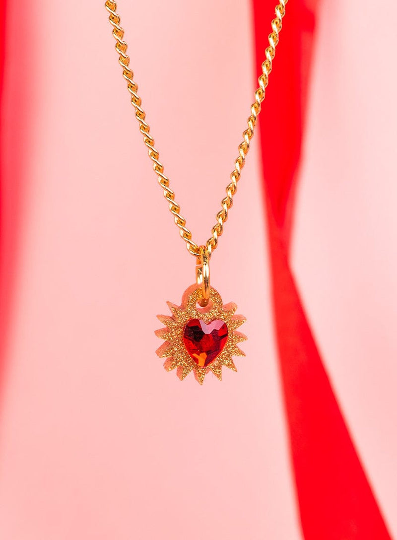 Tatty Devine Mini Immaculate Heart Pendant