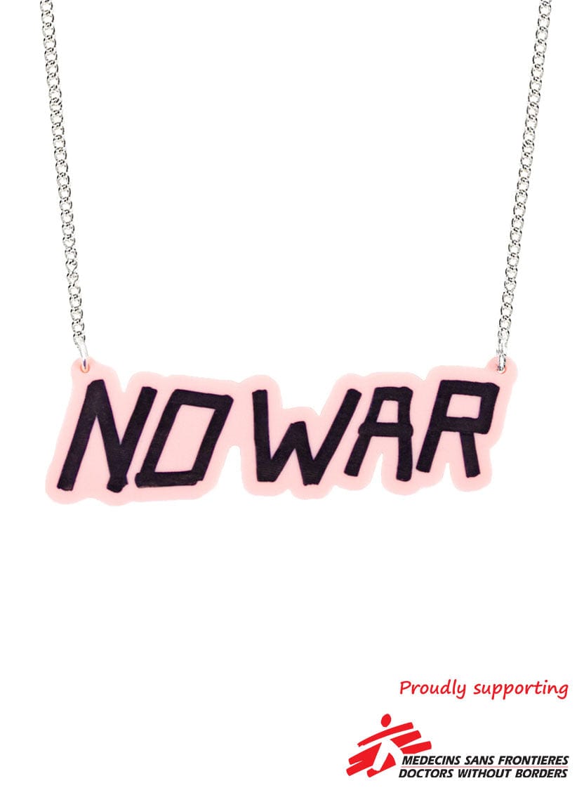 Tatty Devine x Gossip No War Necklace