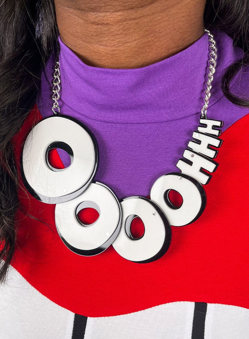 Ooohhh Necklace - Recycled close up photo to show layered design