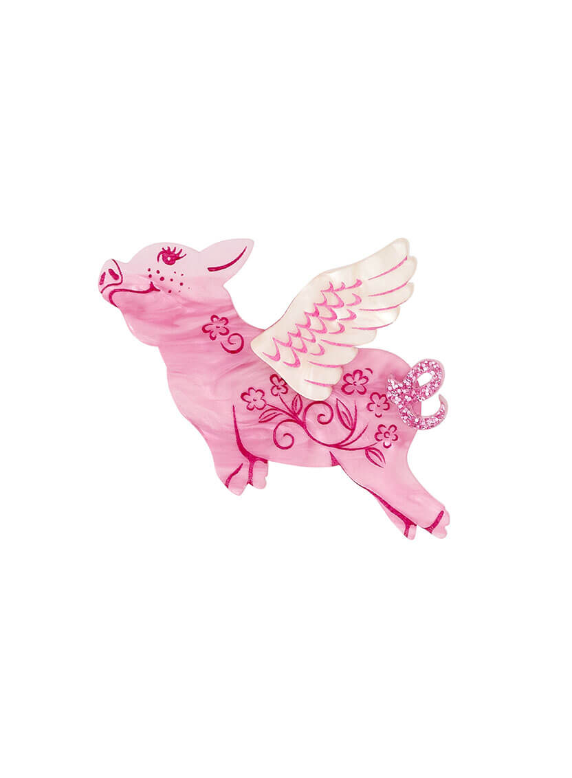 Pigs Might Fly Brooch