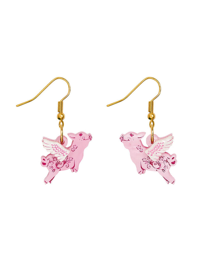 Pigs Might Fly Earrings.