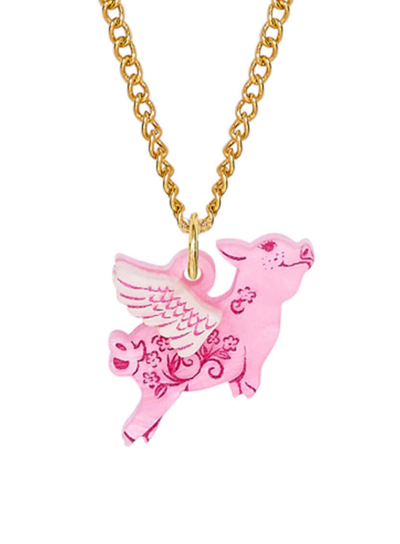 Mini Pigs Might Fly Pendant