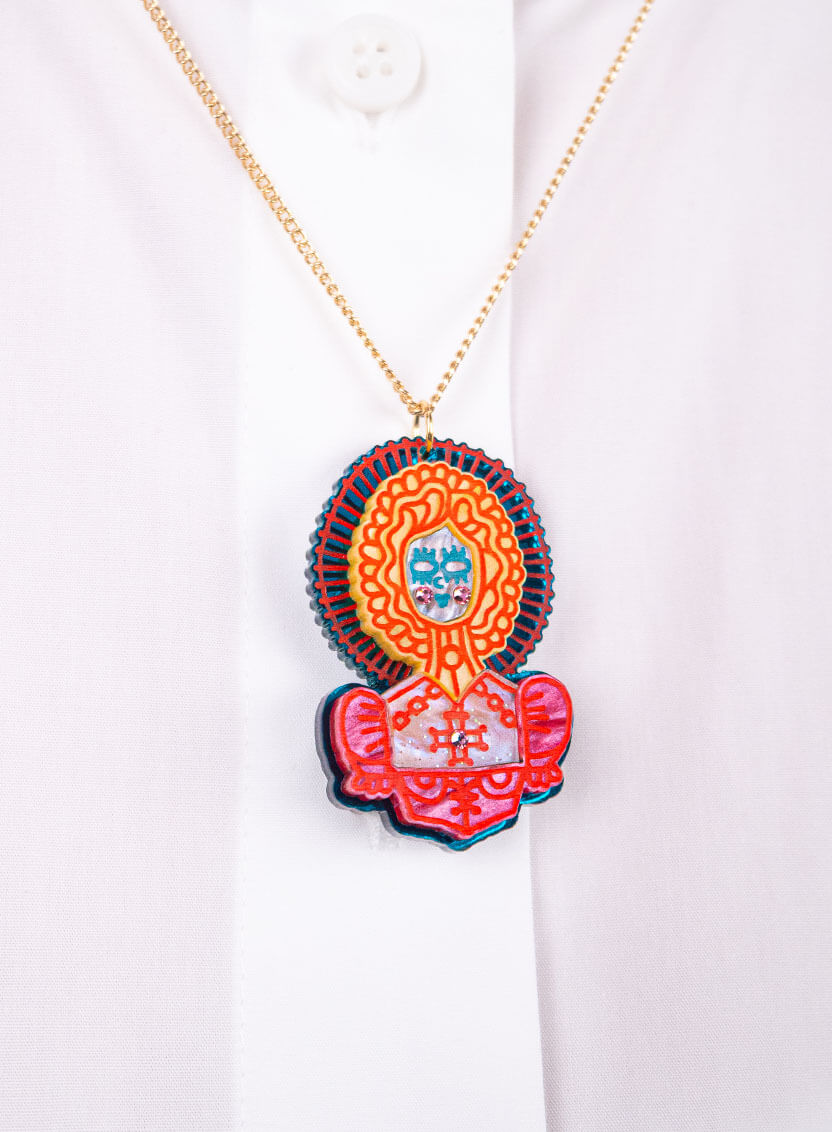 Pink Ancestor Pendant