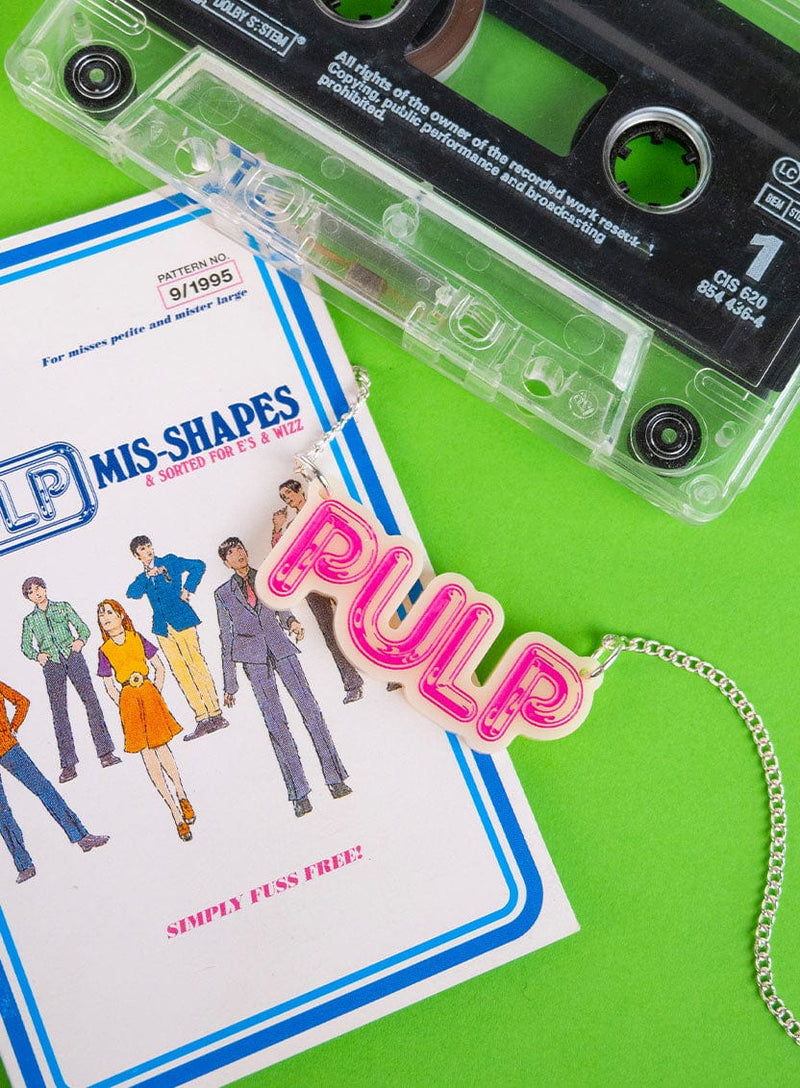 Tatty Devine x Pulp Pulp Necklace - Pink