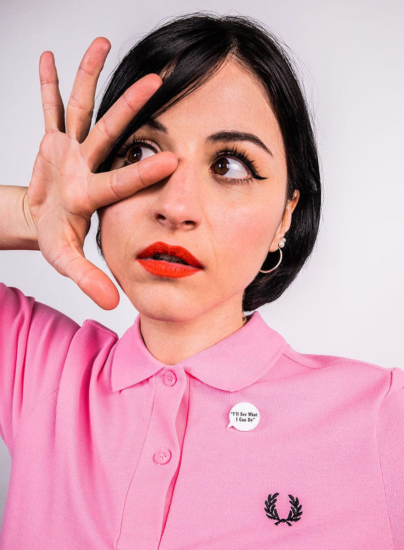 Tatty Devine x Pulp Pulp Speech Bubble Brooch - I'll See What I Can Do