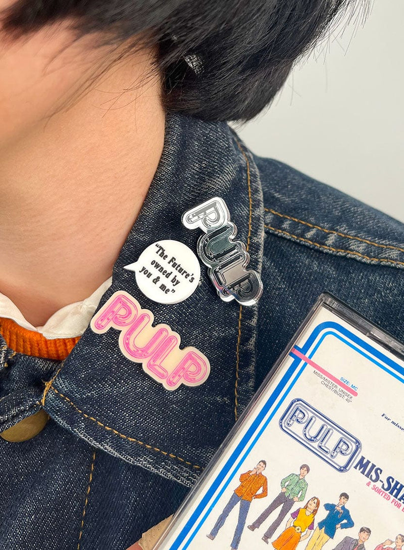 Tatty Devine x Pulp Pulp Speech Bubble Brooch - The Future's Owned