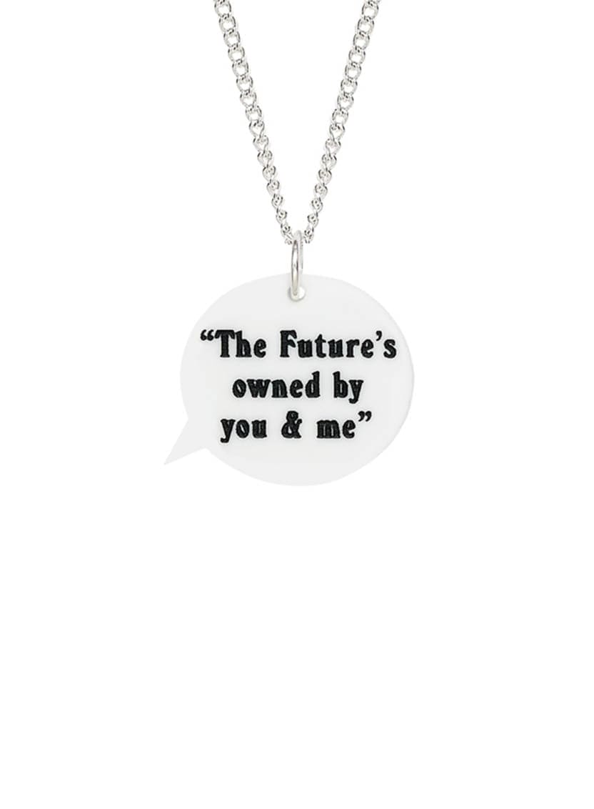 Tatty Devine x Pulp Pulp Speech Bubble Necklace - The Future's Owned