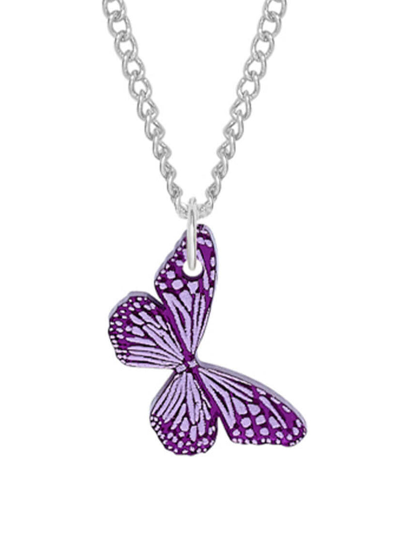 Purple Butterfly Pendant