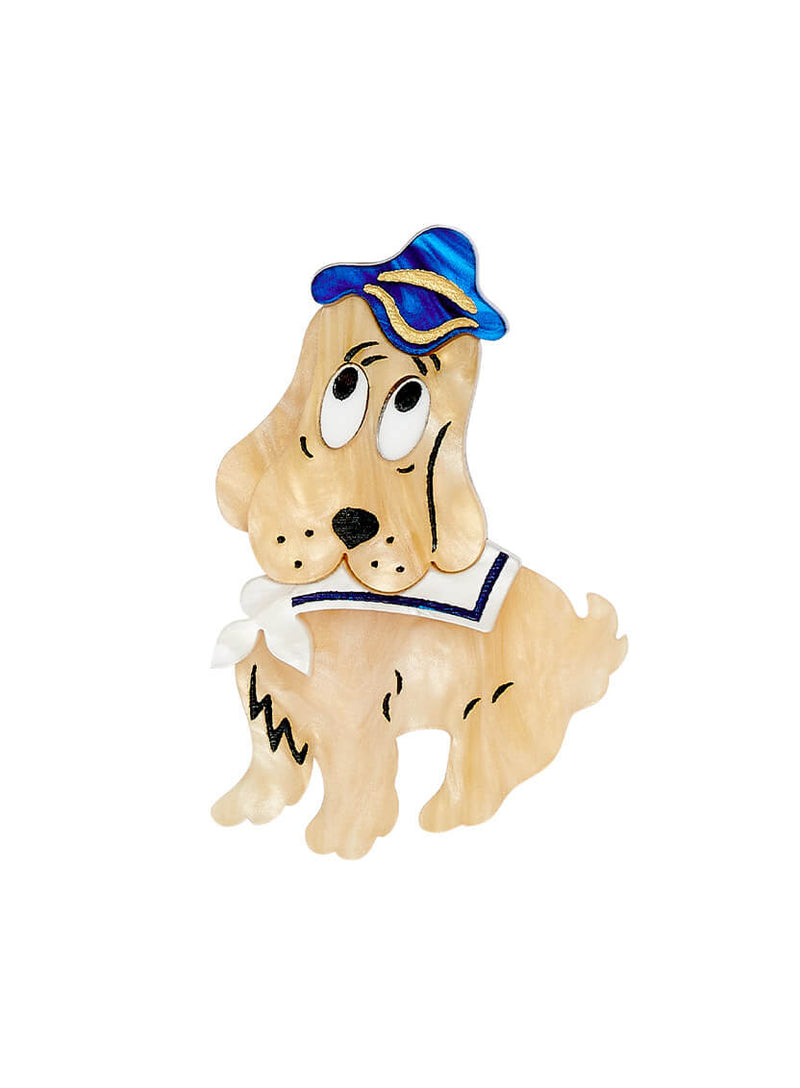 Salty Sea Dog Brooch